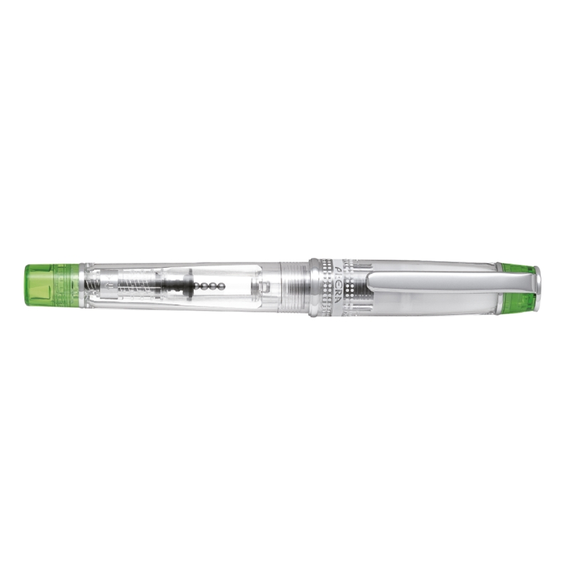 Stylo plume Pilot Prera - Corps transparent - Convertisseur et cartouche d'encre inclus - Vert