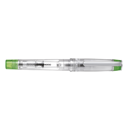 Stylo plume Pilot Prera - Corps transparent - Convertisseur et cartouche d'encre inclus - Vert