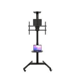 Support TV Tooq Cometa pour téléviseurs de 37 à 70 pouces - Plateau multifonction - Poids max. 50 kg - Hauteur, inclinaison et r