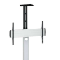 Présentoir de Sol Tooq avec Roues 37"-70" - Roues Verrouillables - Deux Étagères - Gestion des Câbles - Poids Max 50Kg - VESA 60