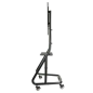 Présentoir de Sol Tooq avec Roues 60"-105" - Roues Verrouillables - Système Antivol - Gestion des Câbles - Poids Max 100Kg - VES
