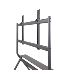 Roues de support au sol Tooq pour écrans "Istand" 50"-86" - Gris