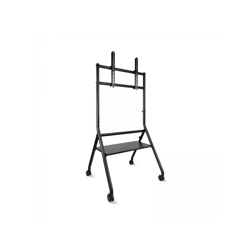 Support de sol Tooq iDreams avec roulettes pour écrans 37-86" - Plateau inférieur polyvalent - Roues avec système de verrouillag