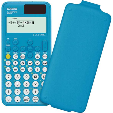 Casio Iberia Classwiz FX-85SP Calculatrice Scientifique Écran LCD 12 Chiffres - Tableau des Valeurs, Simplification des Fraction
