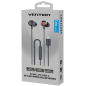 Écouteurs intra-auriculaires Vention Echo Lite avec câble de 1,2 m - USB-C - Microphone intégré - Haut-parleur de 12 mm - Noir