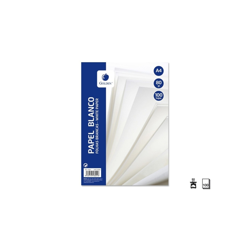 Golden Resmilleria 100 feuilles 80 g lisse - Format A4