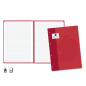 Recharge Golden Extra 80 feuilles 90 g/m², quadrillage 4x4, format A4, 4 trous et bande rouge