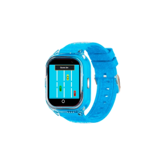 Montre connectée Savefamily Enjoy pour enfants avec GPS et appels - IP67 - Écran IPS 1,4" - Batterie 650 mAh - Bleu