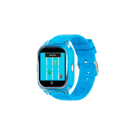 Montre connectée Savefamily Enjoy pour enfants avec GPS et appels - IP67 - Écran IPS 1,4" - Batterie 650 mAh - Bleu