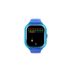 Montre connectée Savefamily Enjoy pour enfants avec GPS et appels - IP67 - Écran IPS 1,4" - Batterie 650 mAh - Bleu