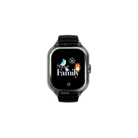Montre connectée Savefamily Enjoy pour enfants avec GPS et appels - IP67 - Écran IPS 1,4" - Batterie 650 mAh - Noir