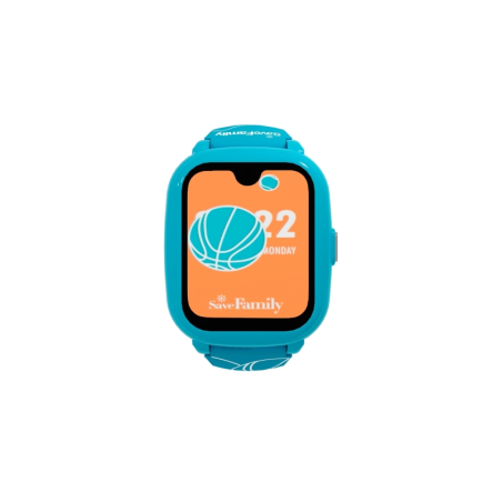 Montre connectée Savefamily Iconic Plus 2 pour enfants avec GPS et appels - IP67 - Batterie 850 mAh - IA - Couleur sportive