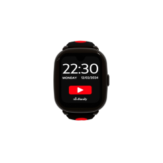 Montre connectée Savefamily Iconic Plus 2 pour enfants avec GPS et appels - IP67 - Batterie 850 mAh - IA - Streamer couleur