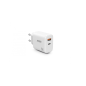 Chargeur USB-C Urban Factory Power 65 W GaN - 1 port USB-C 45 W + 1 port USB-A 18 W - Charge rapide - Blanc