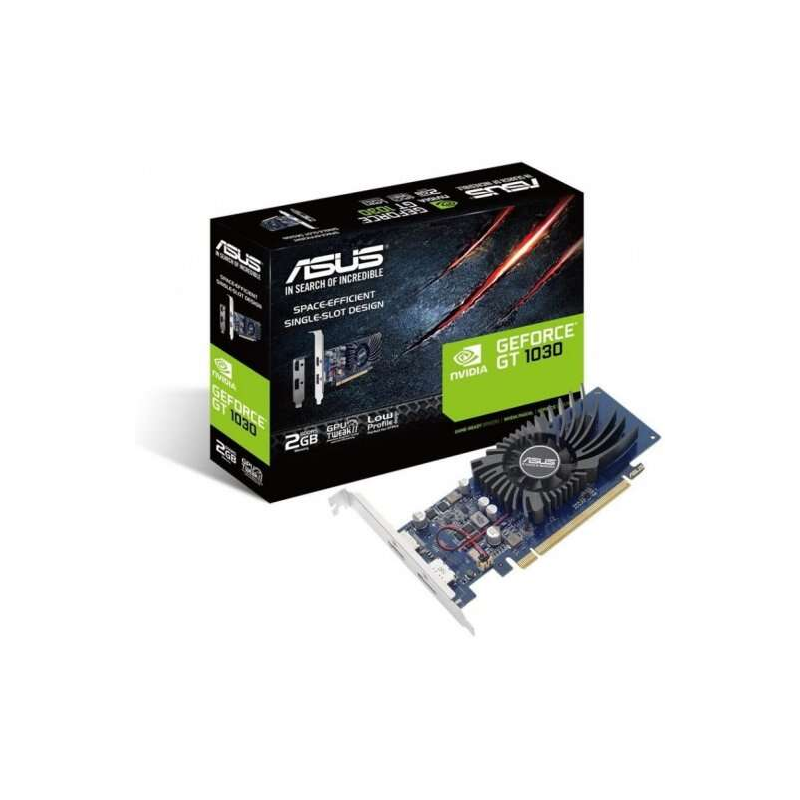 Carte graphique Asus GT1030 2G BRK 2 Go GDDR5 - PCIE3.0, 1x HDMI, 1x DisplayPort