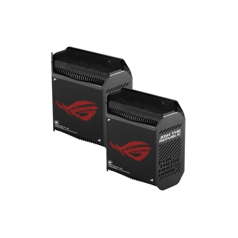 Asus ROG Rapture GT6 Pack 2 Routeurs Wifi Mesh AX10000 Tri-Band MU-MIMO - Couleur Noir