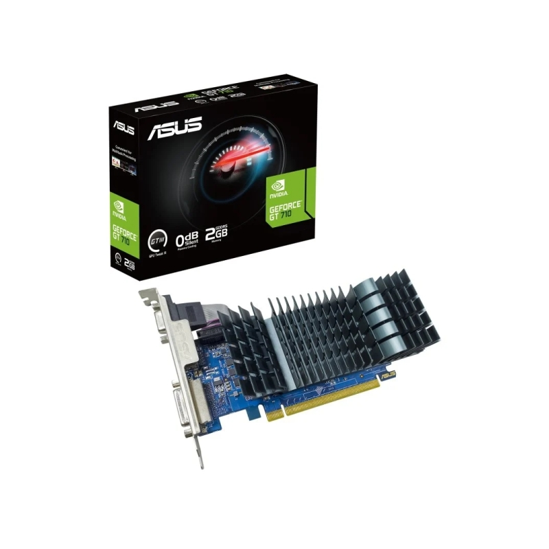 Carte graphique Asus GeForce GT 710 SL EVO BRK 2 Go GDDR5
