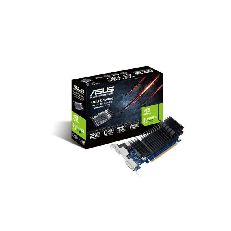 Carte graphique Asus GeForce GT 730 2 Go GDDR5 profil bas