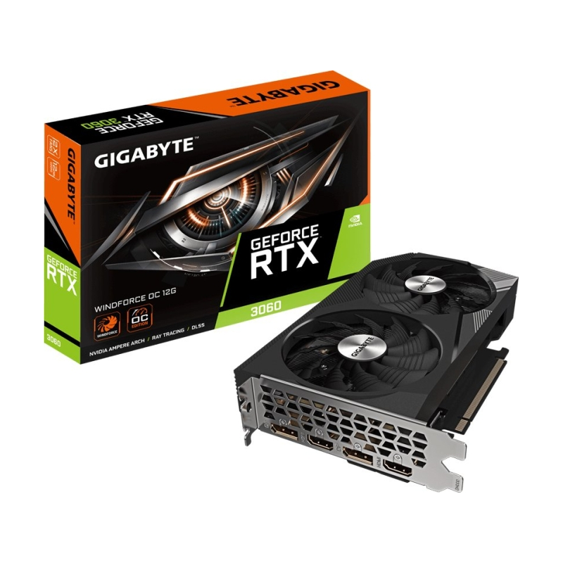 Carte graphique Gigabyte GeForce RTX 3060 WINDFORCE OC 12 Go GDDR6