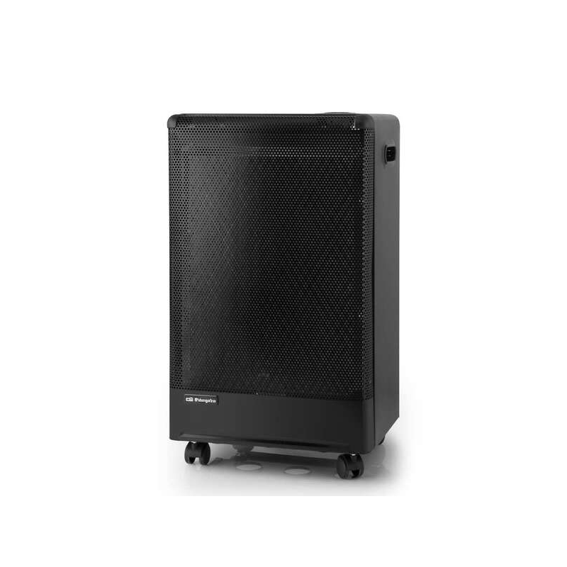 Poêle Catalytique Orbegozo H 55 - Puissance maximale 3000W - Poignées et roues pour le transport - Allumage piézoélectrique - Tr