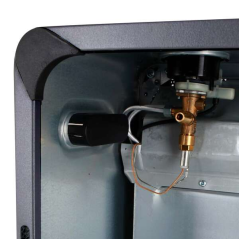 Poêle Catalytique Orbegozo H 55 - Puissance maximale 3000W - Poignées et roues pour le transport - Allumage piézoélectrique - Tr