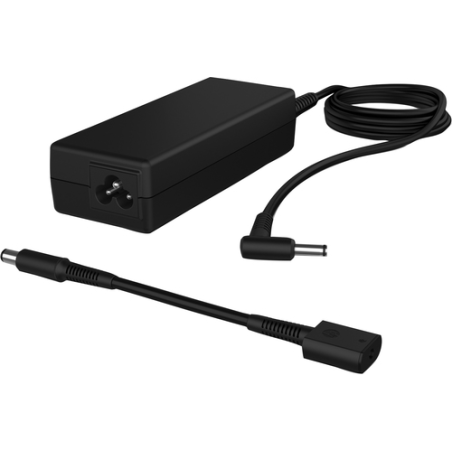 Adaptateur secteur intelligent HP 90 W - Design compact et léger - Câble de 1,8 m - Noir