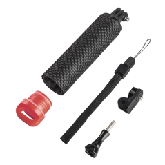 Poignée flottante Hama pour caméra sportive - Plastique - Filetage standard - Noire