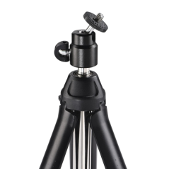 Mini trépied Hama Multi 4 en 1 avec filetage 1/4" - Hauteur réglable jusqu'à 86 cm - Support pour smartphone et caméra sport - P