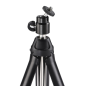 Mini trépied Hama Multi 4 en 1 avec filetage 1/4" - Hauteur réglable jusqu'à 86 cm - Support pour smartphone et caméra sport - P