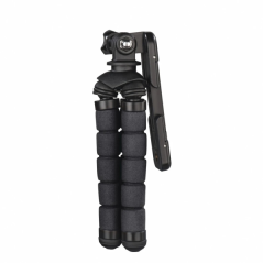Trépied Hama Flex pour smartphone et caméra sportive - Pliable - Hauteur réglable jusqu'à 14 cm - Charge maximale 4 kg - Alumini