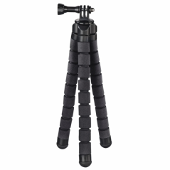 Trépied Hama Flex pour smartphone et caméra sport - Poids max. 300 g - Pliable - Hauteur réglable jusqu'à 26 cm - Plastique - No