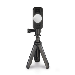 Mini trépied de poche Hama pour smartphone - Poids max. 300 g - Hauteur réglable jusqu'à 20 cm - Plastique - Noir