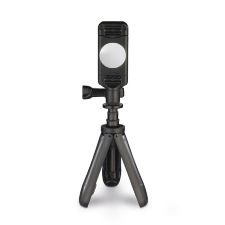 Mini trépied de poche Hama pour smartphone - Poids max. 300 g - Hauteur réglable jusqu'à 20 cm - Plastique - Noir