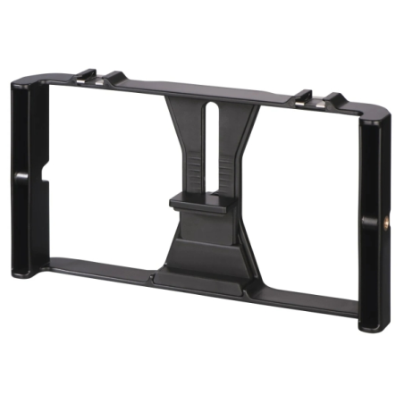 Support pour smartphone Hama - Filetage trépied 1/4" - Poids max. 300 g - Largeur de l'appareil : 4,8 à 10,5 cm - 25 x 13 x 8,5