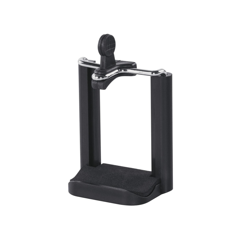 Support trépied pour smartphone Hama - Filetage 1/4" - Poids max. 300 g - Largeur de l'appareil : 5,5 à 8,2 cm - Noir