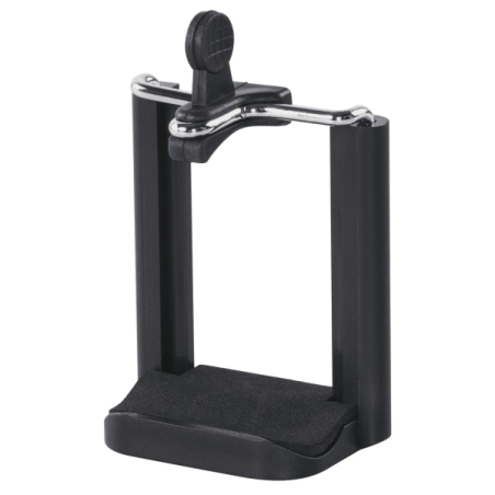 Support trépied pour smartphone Hama - Filetage 1/4" - Poids max. 300 g - Largeur de l'appareil : 5,5 à 8,2 cm - Noir