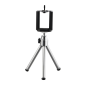 Support trépied pour smartphone Hama - Filetage 1/4" - Poids max. 300 g - Largeur de l'appareil : 5,5 à 8,2 cm - Noir