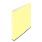 Classeur Hama à 4 anneaux, dos de 39 mm, couverture plastique, 29 x 32,5 cm, jaune