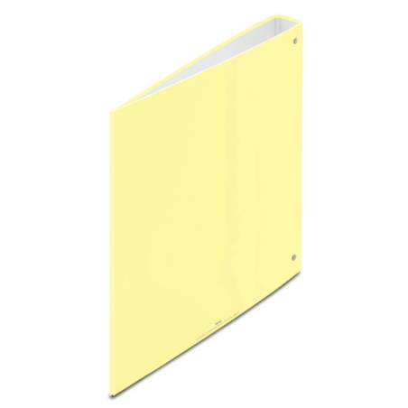 Classeur Hama à 4 anneaux, dos de 39 mm, couverture plastique, 29 x 32,5 cm, jaune