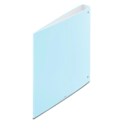 Classeur Hama à 4 anneaux, dos de 39 mm, couverture plastique, 29 x 32,5 cm, bleu