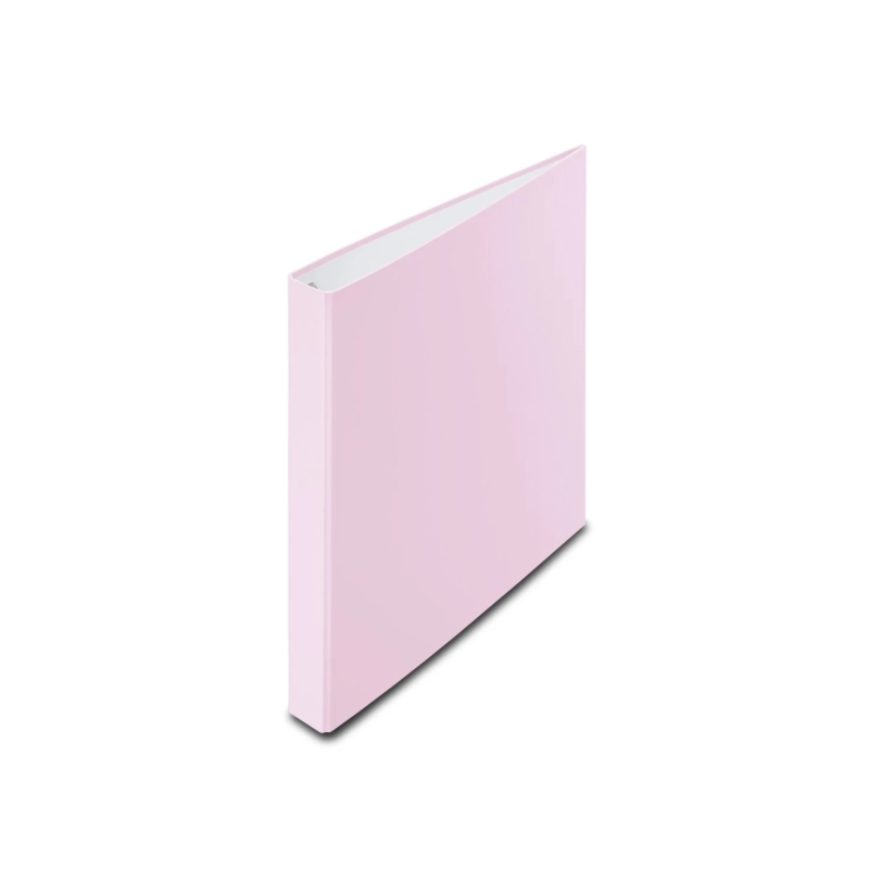 Classeur Hama à 4 anneaux, dos 39 mm - Couverture plastique - 29 x 32,5 cm - Rose