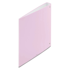 Classeur Hama à 4 anneaux, dos 39 mm - Couverture plastique - 29 x 32,5 cm - Rose
