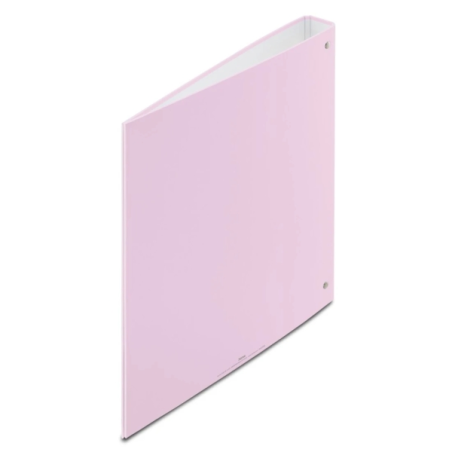 Classeur Hama à 4 anneaux, dos 39 mm - Couverture plastique - 29 x 32,5 cm - Rose