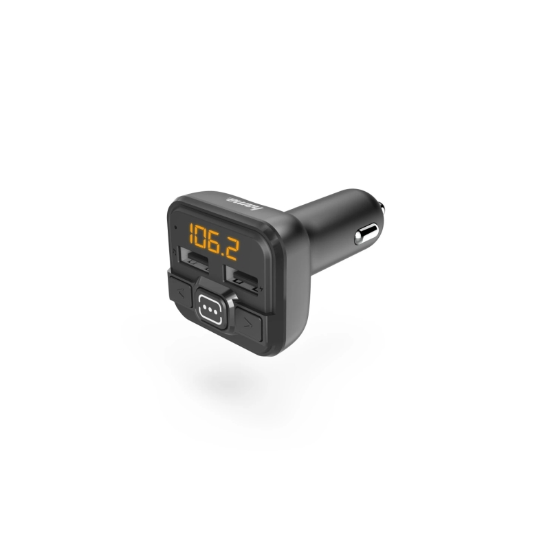 Émetteur FM Hama pour voiture - Entrée USB - Noir