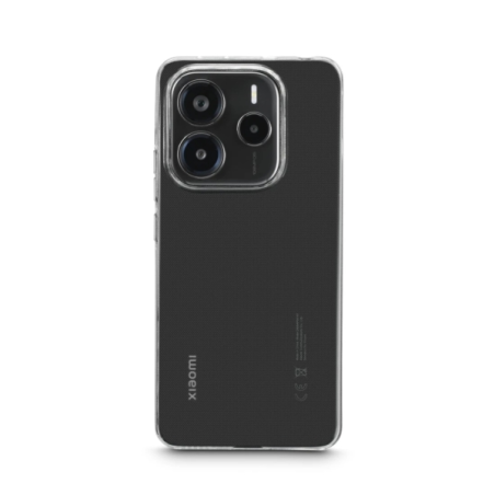 Coque Hama Always Clear pour Xiaomi Redmi Note 14 4G - Antidérapante - Polyuréthane thermoplastique - Bords surélevés - Transpar