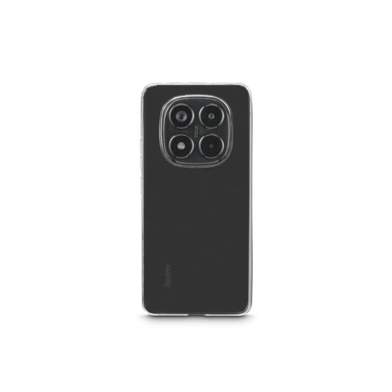 Coque Hama Always Clear pour Redmi Note 14 Pro 4G - Antidérapante - Anti-jaunissement - Polyuréthane thermoplastique - Bords sur