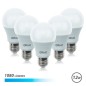 Elbat Pack 5 Unités - Puissance 12W - Lumens 1080 - Type de lumière 6500K Lumière Froide - Douille E27 - Angle 220º