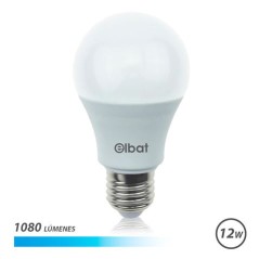 ✅ Ampoule LED Elbat - Puissance 12W - Lumens 1080 - Type de lumière 6500K Lumière Froide - Culot E27 - Angle 2 en stock