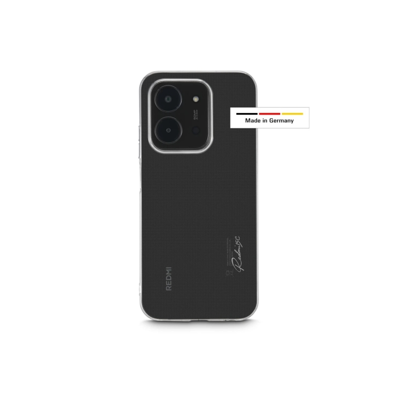 Coque Hama Always Clear pour Xiaomi Redmi 15C / 15C 5G - Antidérapante - Polyuréthane thermoplastique - Bords surélevés - Transp