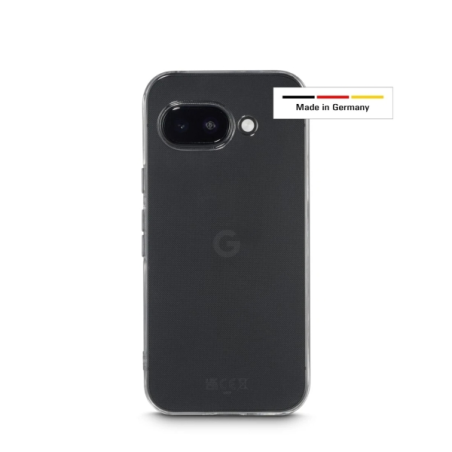 Coque Hama Always Clear pour Google Pixel 9A - Antidérapante - Polyuréthane thermoplastique - Bords surélevés - Transparente